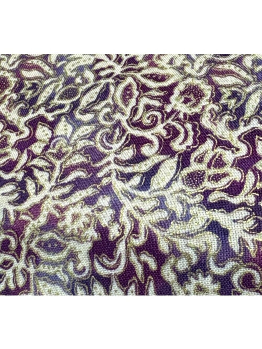 Decorative Cotton Fabric with Floral Pattern 32" x 44"
